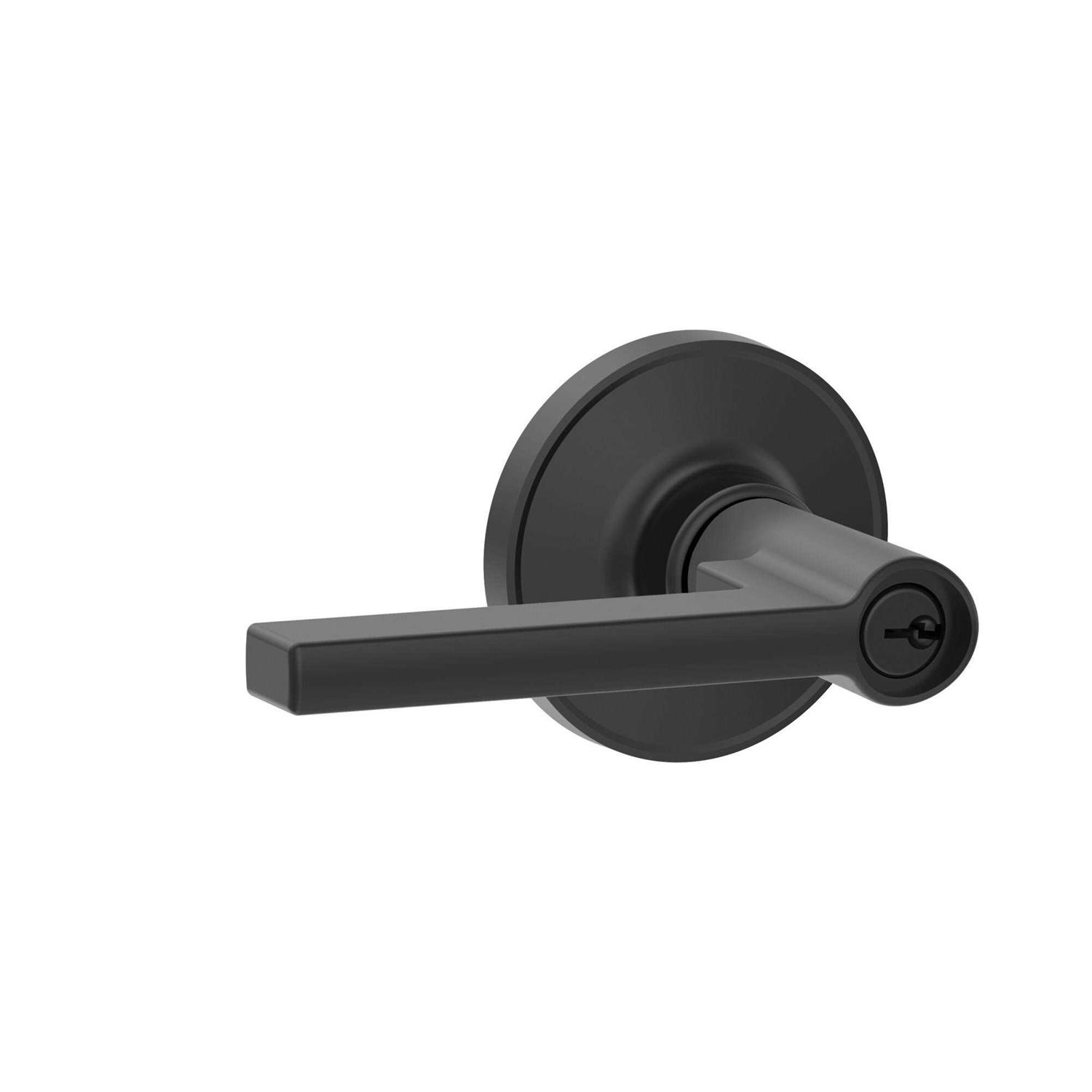 Schlage Solstice Single Cylinder Keyed Entry Door Lever Set F51ALAT626GSN - Zenithce