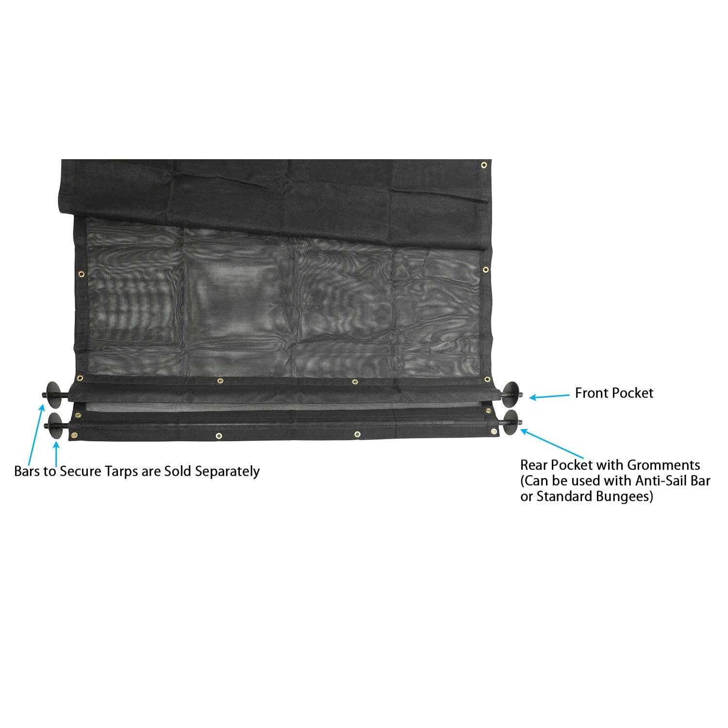 Mytee Products Dump Truck & Trailer Tarp Kit PVC Double Pocket Mesh Tarp - Zenithce