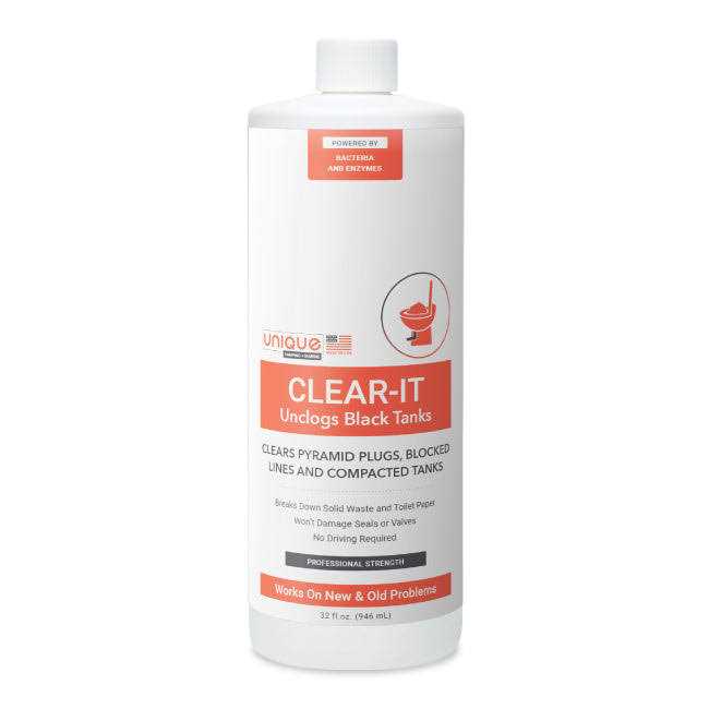 Unique Clean-It RV Black Tank Cleaner Enzyme Liquid - Zenithce
