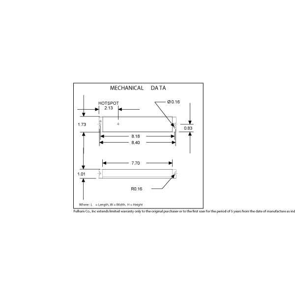 Fulham WH3-120-L Ballast - Zenithce