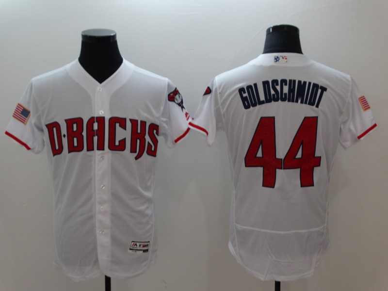 Arizona Diamondbacks #44 Paul Goldschmidt White Flexbase Stitched Jersey - Zenithce