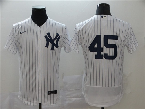 New York Yankees #45 Gerrit Cole White Flex Base Stitched Jersey - Zenithce