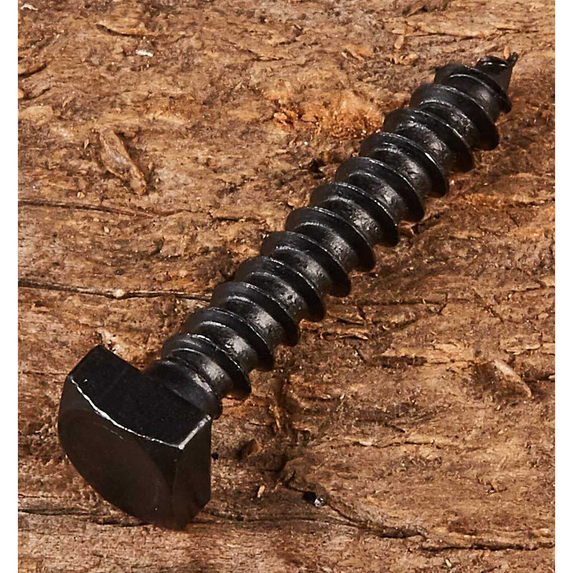 Makers Bolt Rustic Square Head Lag Screws Black Oxide Finish Lag Bolts - Zenithce