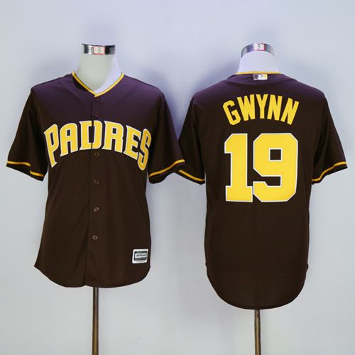 Padres #19 Tony Gwynn Coffee New Cool Base Stitched Jersey - Zenithce
