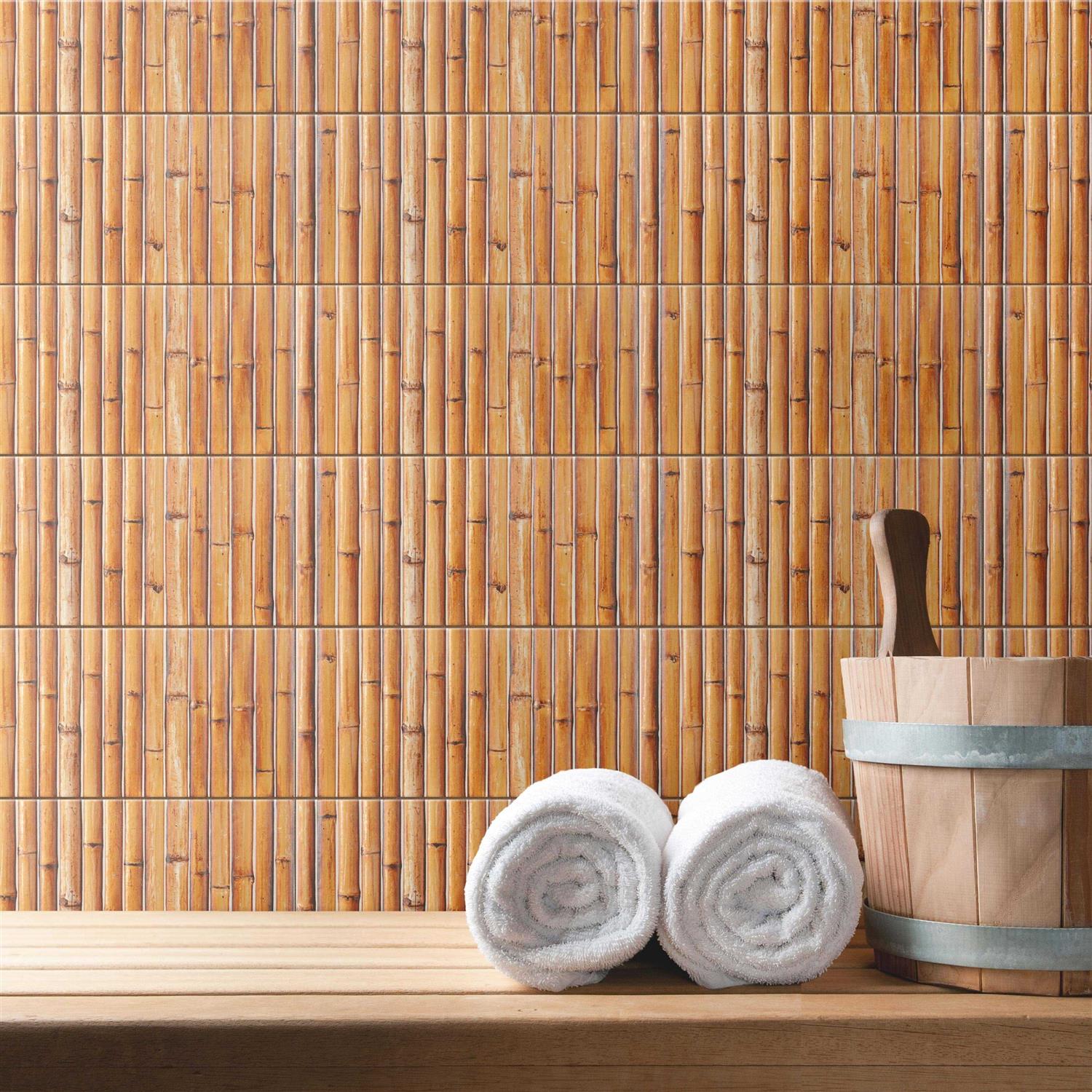 Merola Tile Bamboo Haven Ceramic Wall Tile - Zenithce
