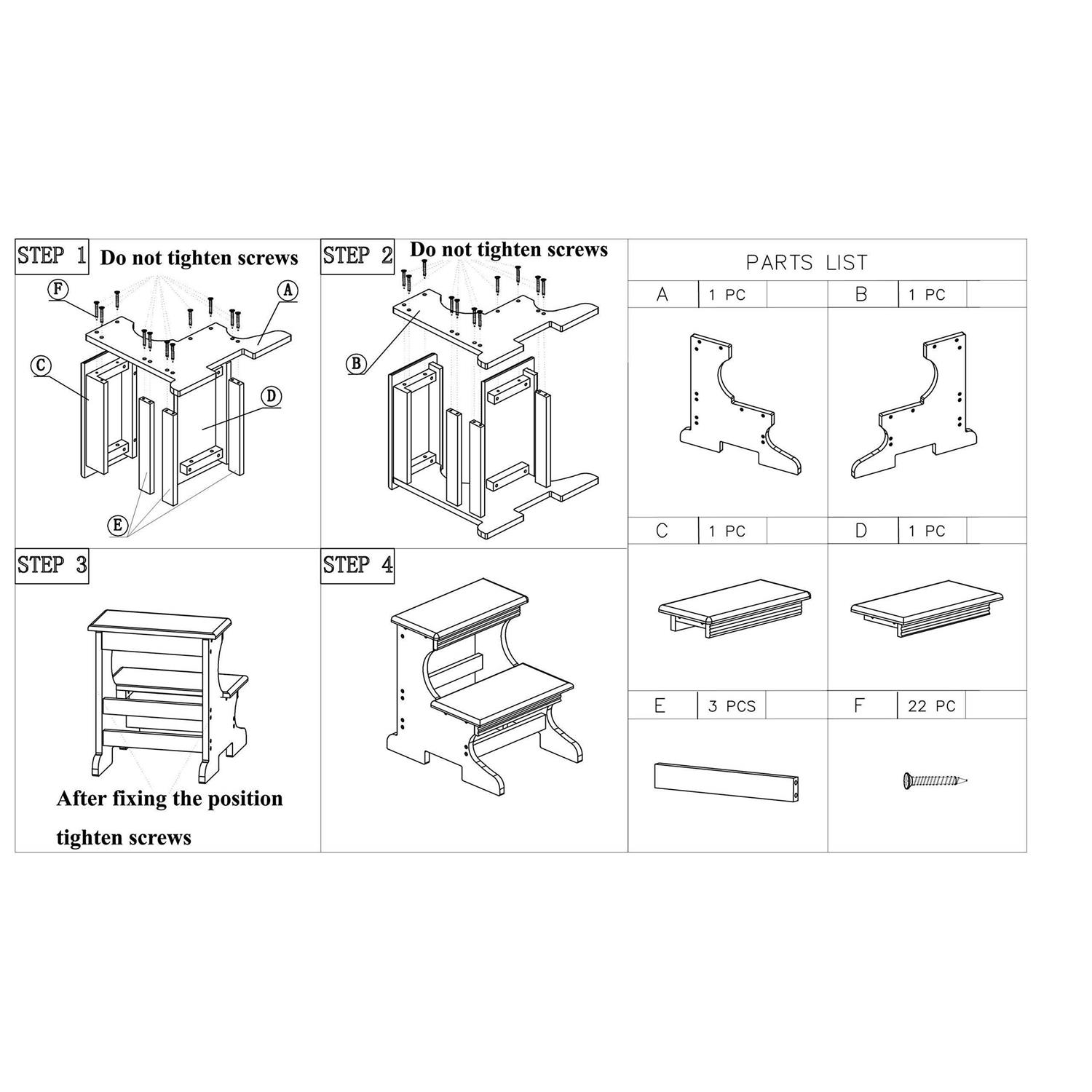 Frenchi Furniture Frenchi Home Furnishing Stool - Zenithce