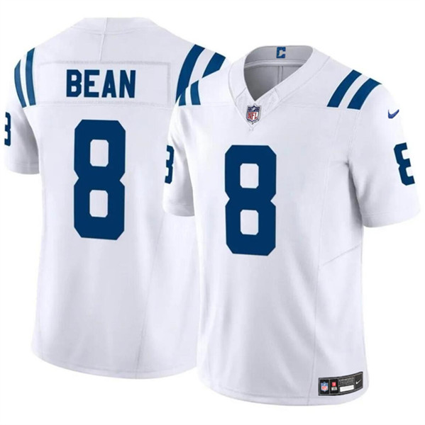 Indianapolis Colts #8 Jason Bean White 2024 F.U.S.E. Vapor Limited Stitched Jersey - Zenithce