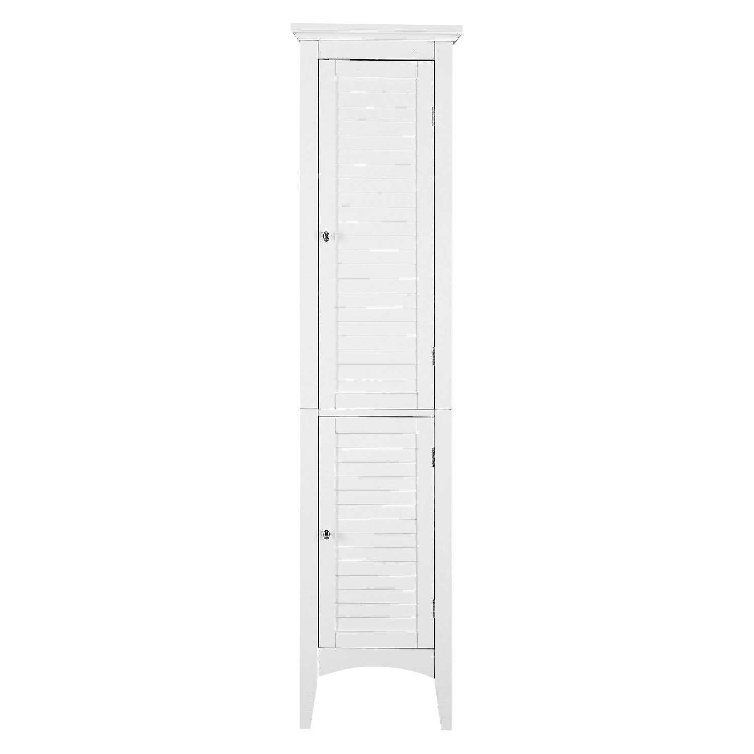 Elegant Home Fashions Chesterfield Floor Glass Door Cabinet - Zenithce