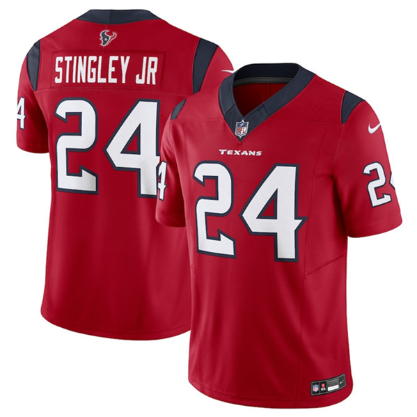 Houston Texans #24 Derek Stingley Jr. Red 2023 F.U.S.E Vapor Untouchable Stitched Jersey - Zenithce