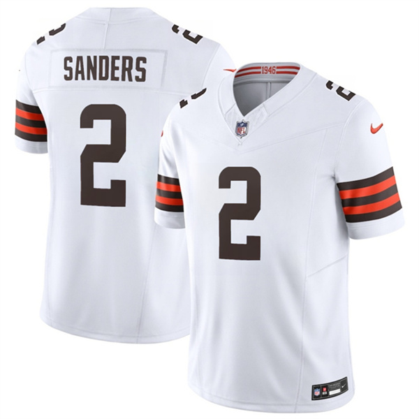 Cleveland Browns #2 Shedeur Sanders White 2026 F.U.S.E. Vapor Limited Stitched Jersey - Zenithce