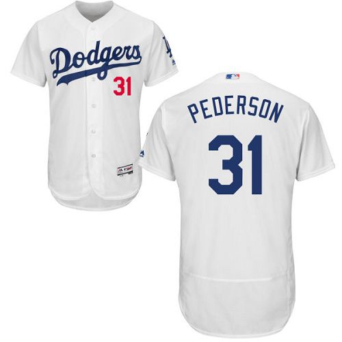 Dodgers #31 Joc Pederson White Flexbase Authentic Collection Stitched Jersey - Zenithce