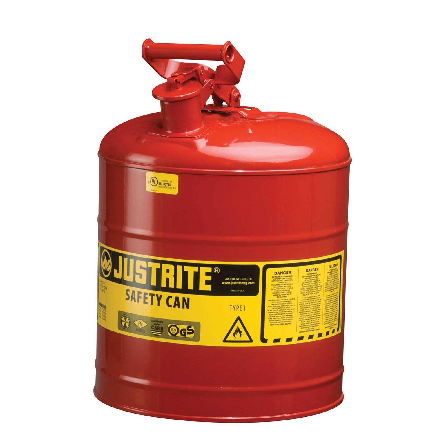 Justrite Safety Can Type II - Zenithce