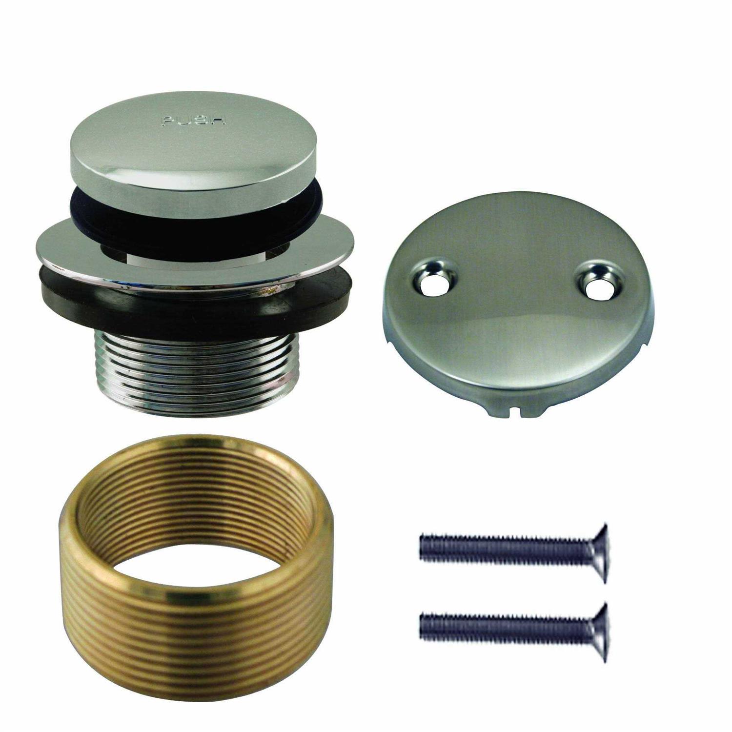 Westbrass Tip-Toe Universal Bathtub Trim with 2-Hole Faceplate Finish - Zenithce
