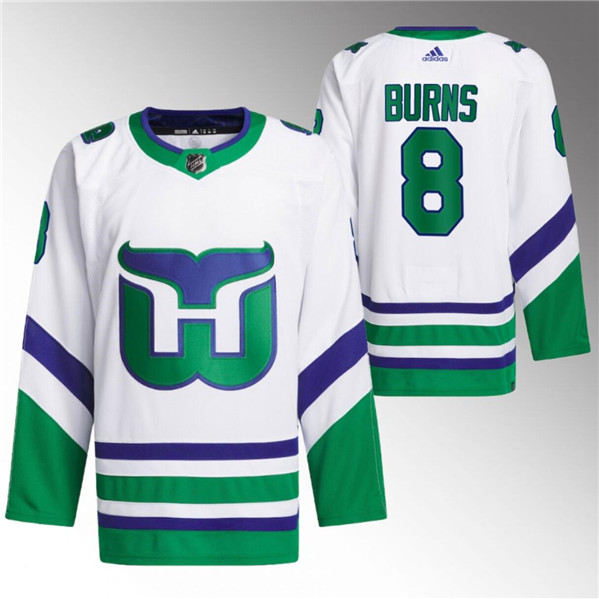 Carolina Hurricanes #8 Brent Burns White 2023 24 Stitched Jersey - Zenithce