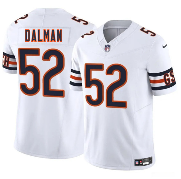 Chicago Bears #52 Drew Dalman White 2025 F.U.S.E. Vapor Stitched Jersey - Zenithce