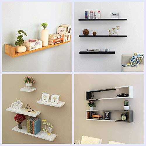 SpzcdZa 4pcs Floating Shelf Brackets 3 Inch Length Blind Shelf Supports Metal Hidden Concealed Invisible Shelf Support for Wall Shelving Bracket - Zenithce