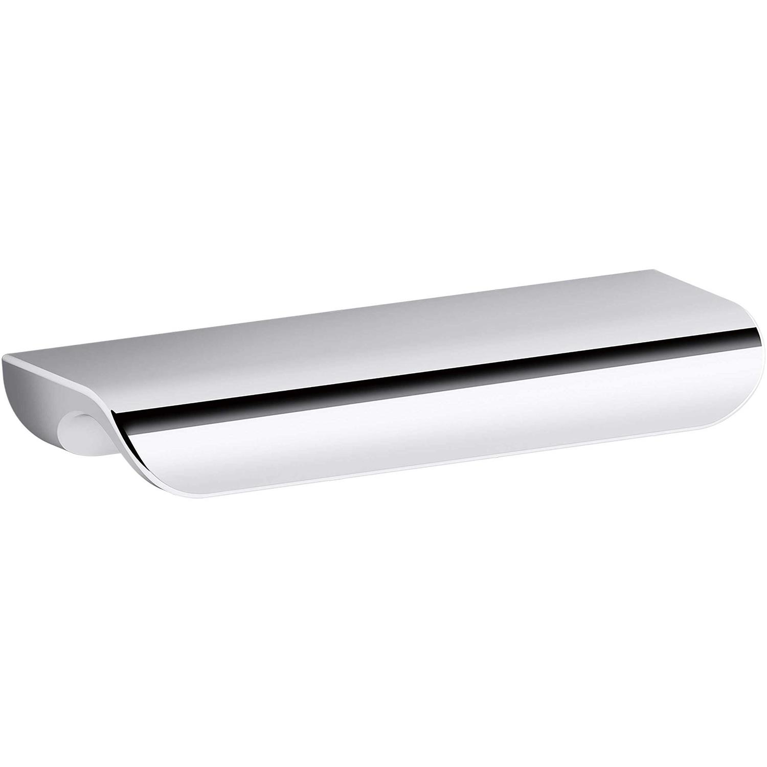 KOHLER Avail Vibrant Moderne Brushed Brass Single Hole 1-handle WaterSense Bathroom Sink Faucet with Drain and Deck Plate K-R33046-4D-2MB - Zenithce