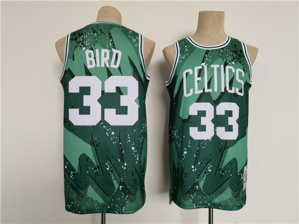 Boston Celtics #33 Larry Bird Green Throwback Jersey - Zenithce