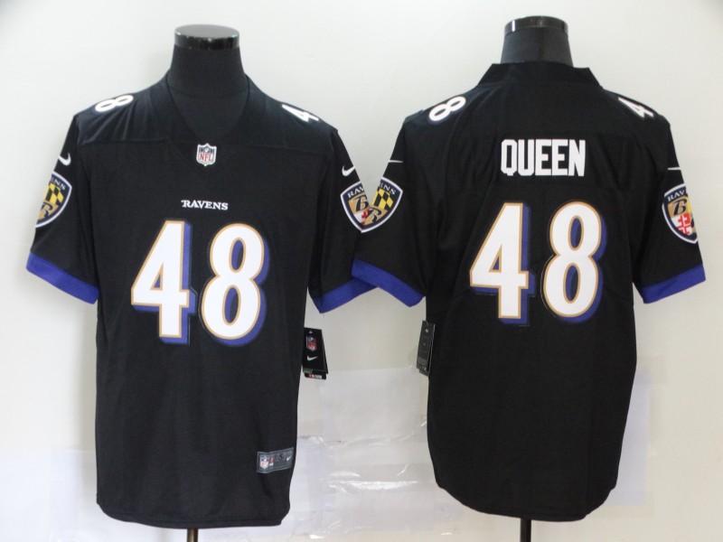 Baltimore Ravens #48 Patrick Queen Black Vapor Untouchable Limited Jersey - Zenithce