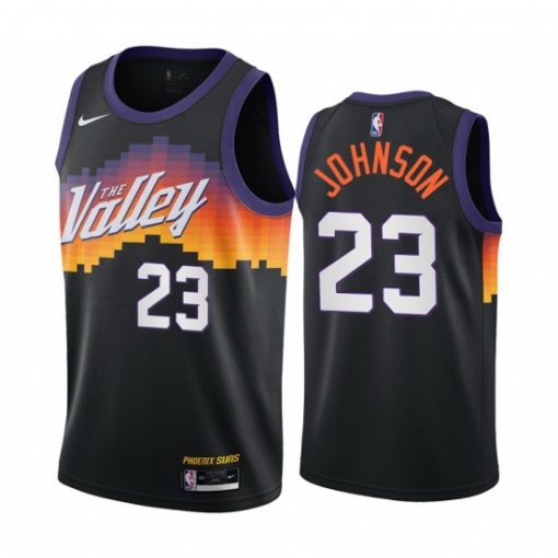 Phoenix Suns #23 Cameron Johnson Black Swingman 2021 City Edition Jersey - Zenithce