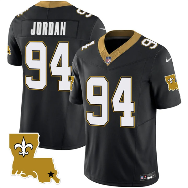 New Orleans Saints #94 Cameron Jordan Black 2023 F.U.S.E. 1987 Legacy Vapor Stitched Jersey - Zenithce