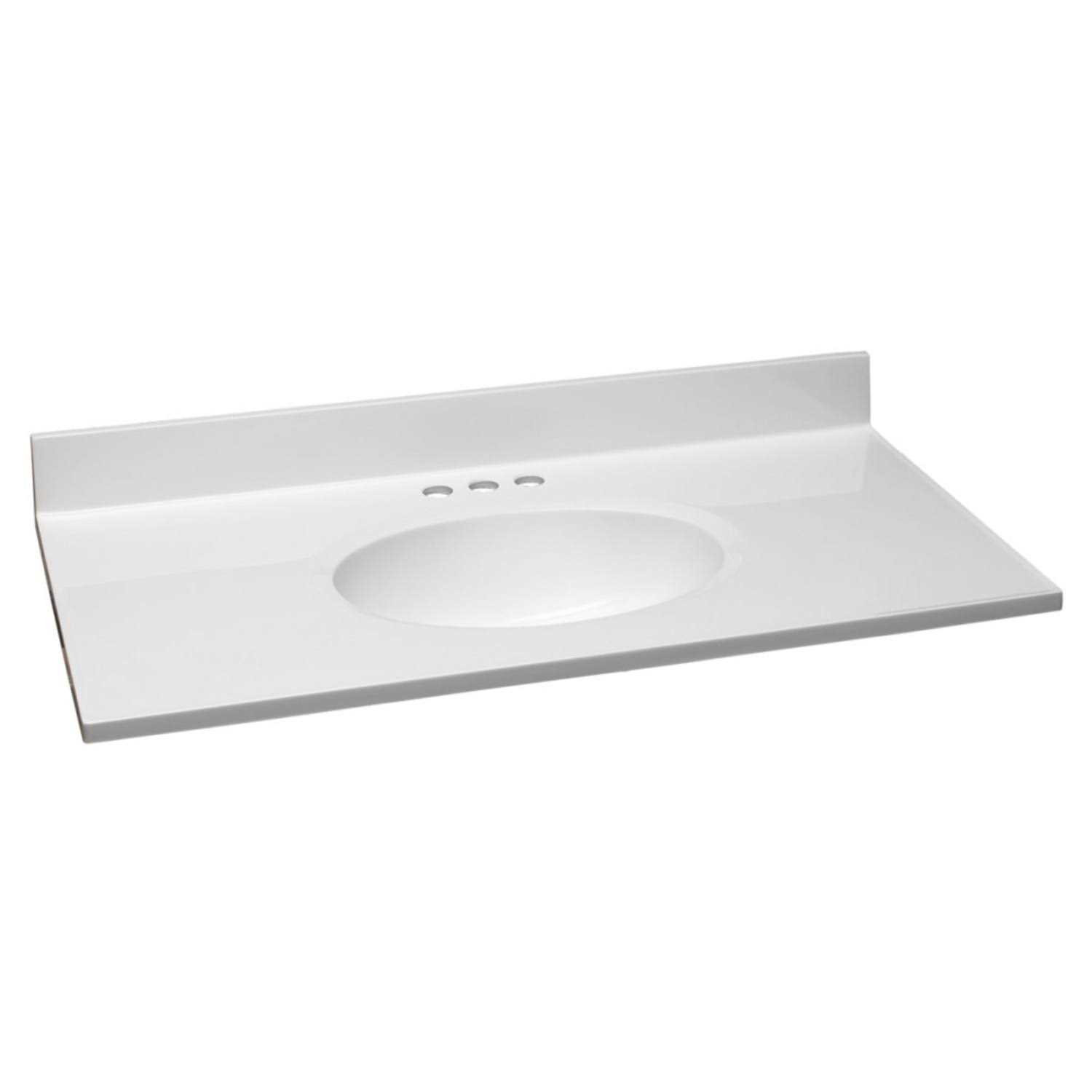Design House 586198 Cultured Marble Vanity Top 31×19 - Zenithce
