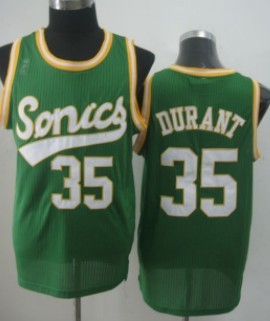 Seattle Supersonics #35 Kevin Durant 2003-04 Green Swingman Jersey - Zenithce