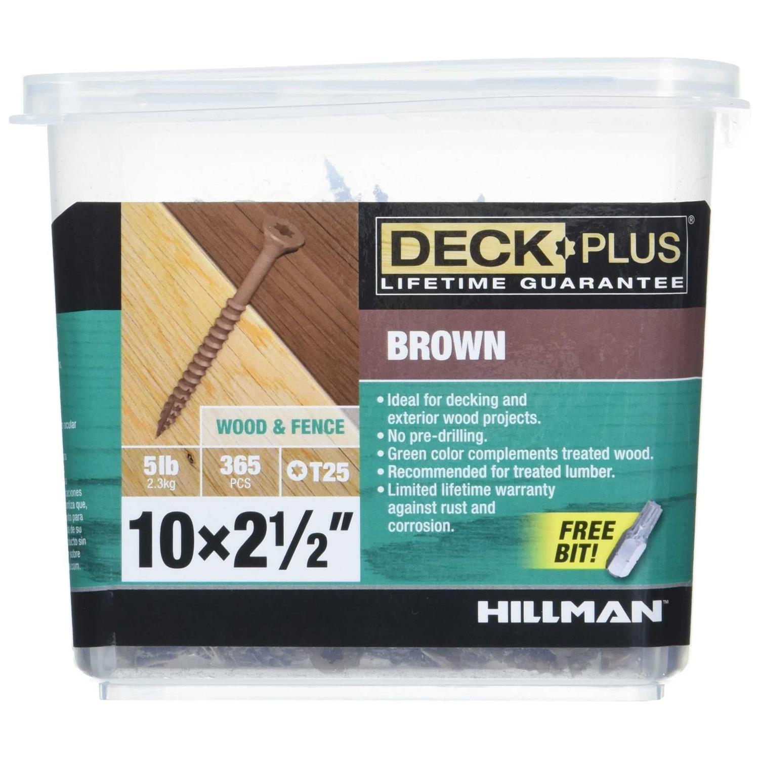 Deck Plus #10 x Wood To Wood Deck Screws - Zenithce