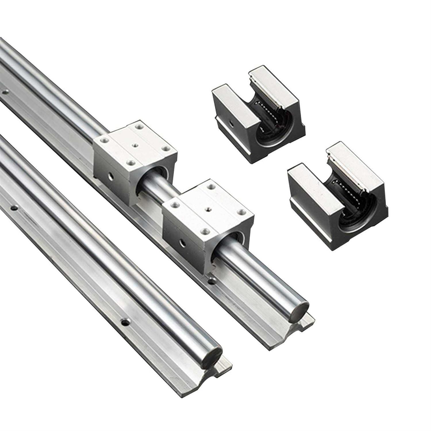 Guwanji 2pcs Linear Rails Sbr12 Linear Guide Rails With 4pcs Sbr12Uu Slide Blocks - Zenithce