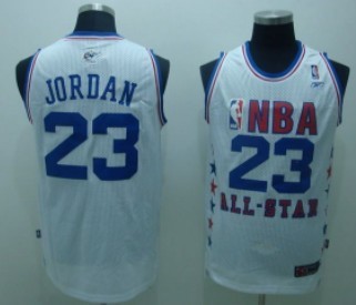 2003 All-Star #23 Michael Jordan White Swingman Throwback Jersey - Zenithce