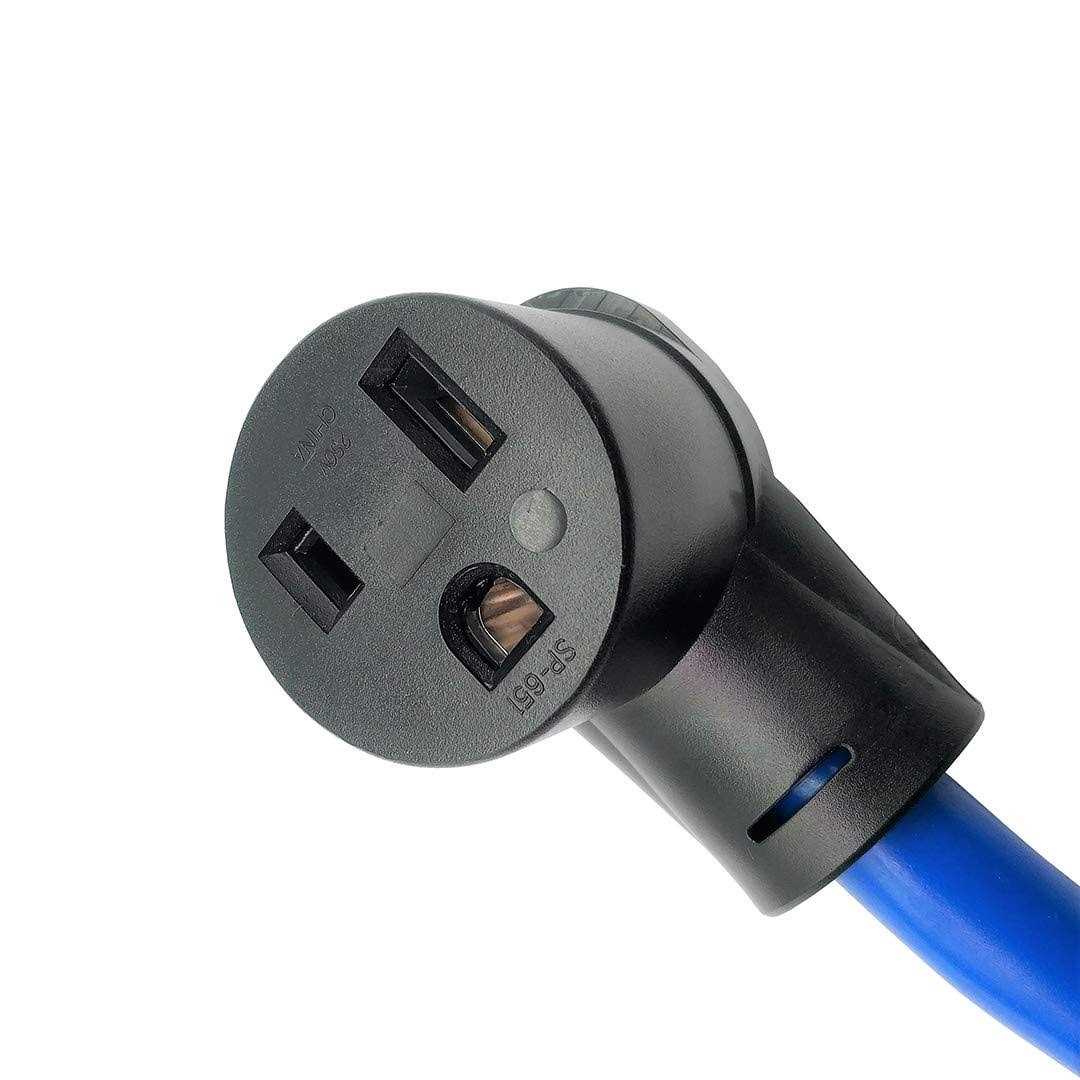 Parkworld 692118 Shore Power Adapter Generator 30A L14-30P Male To Marine 50A Ss2-50r Female with Locking Ring - Zenithce