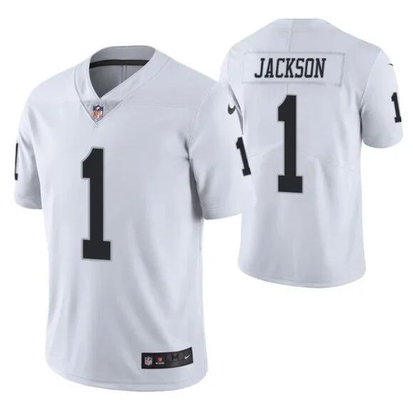 Las Vegas Raiders #1 DeSean Jackson White Vapor Limited Stitched Jersey - Zenithce