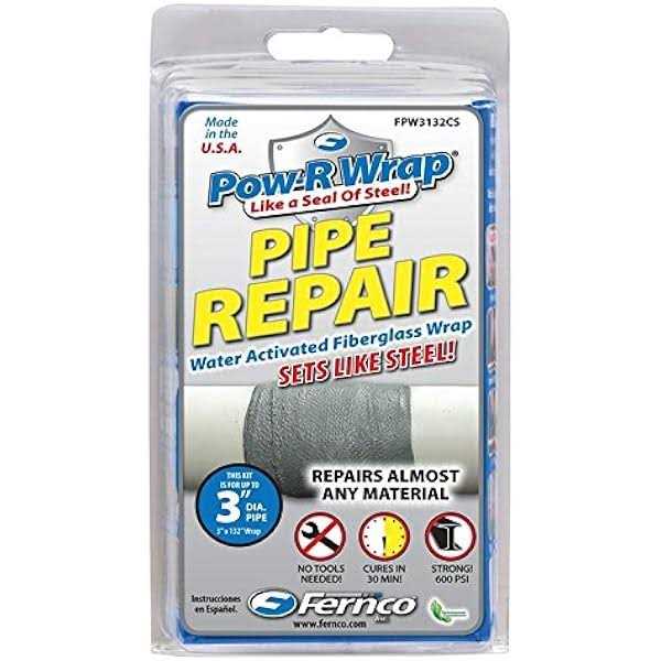 Fernco FPW248CS Pow-R Wrap Pipe Repair Kit - Zenithce