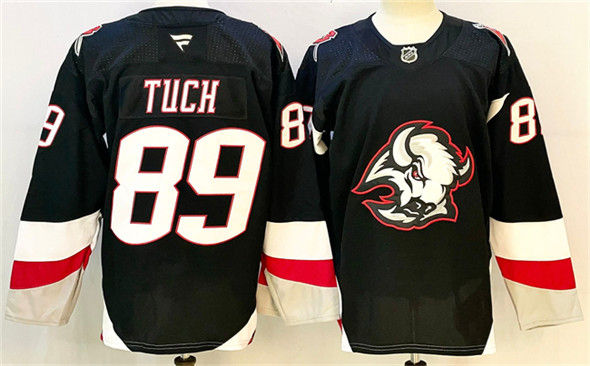 Buffalo Sabres #89 Alex Tuch Black 2024-25 Alternate Stitched Jersey - Zenithce