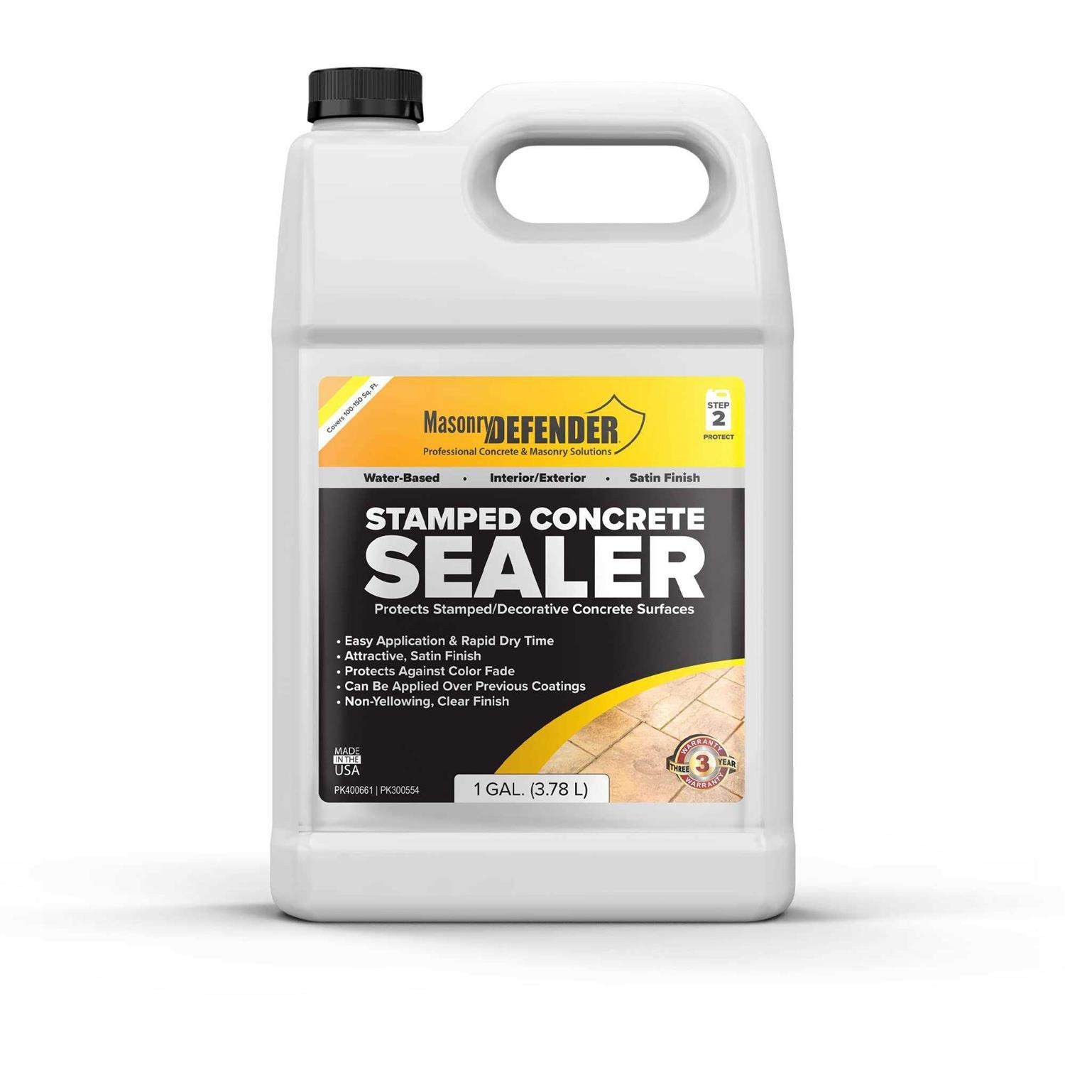 masonrydefender Interior/exterior Brick Sealer 1 Gal Clear Satin Acrylic Sealer for Vertical Walls - Zenithce