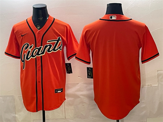 San Francisco Giants Blank Orange Cool Base Stitched Jersey - Zenithce