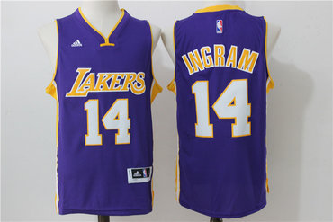 Los Angeles Lakers #14 Brandon Ingram Purple Revolution 30 Swingman Jersey - Zenithce