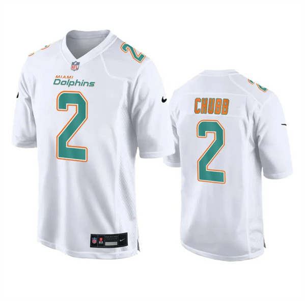 Miami Dolphins #2 Bradley Chubb White Fashion Vapor Untouchable Stitched Jersey - Zenithce