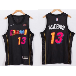 Miami Heat #13 Bam Adebayo Swingman 2021 New City Edition Jersey - Zenithce