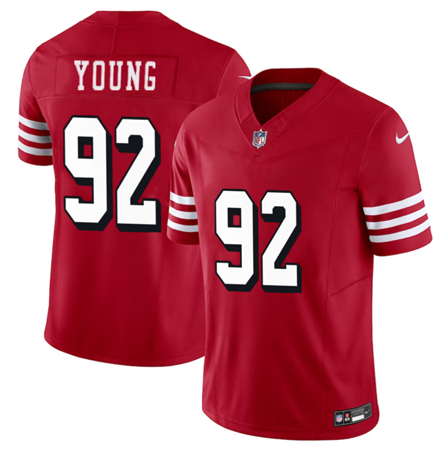 San Francisco 49ers #92 Chase Young New Red 2023 F.U.S.E. Stitched Jersey - Zenithce