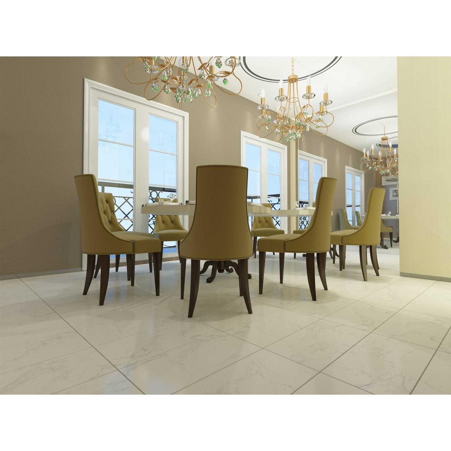 MSI Praia Carrara 12 in. x 24 in. Glazed Porcelain Floor and Wall Tile - Zenithce