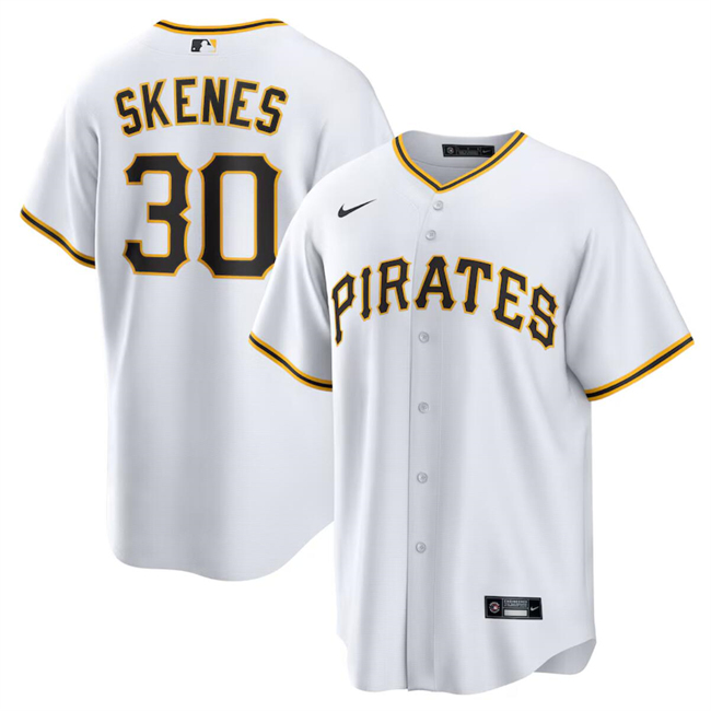 Pittsburgh Pirates #30 Paul Skenes White Cool Base Stitched Jersey - Zenithce