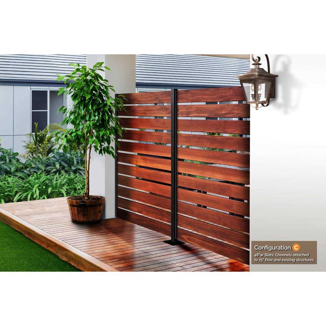 OUTDECO 2 in. x Black Galvanized Steel Fence Post and Welded Base Plate - Zenithce
