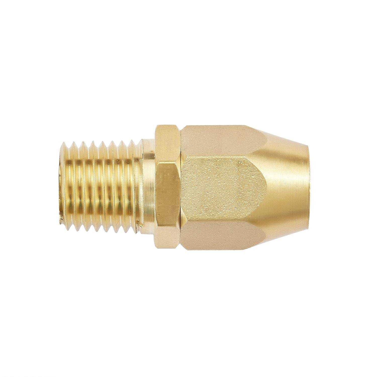 Pronese Premium Solid Brass Pneumatics Reusable Pu Hose-end Repair Fitting - Zenithce