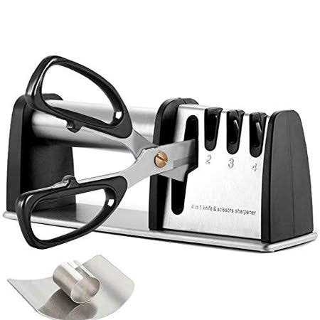 Knife Sharpener for all Blade Types Razor Sharp Precision Easy Safe to Use - Zenithce