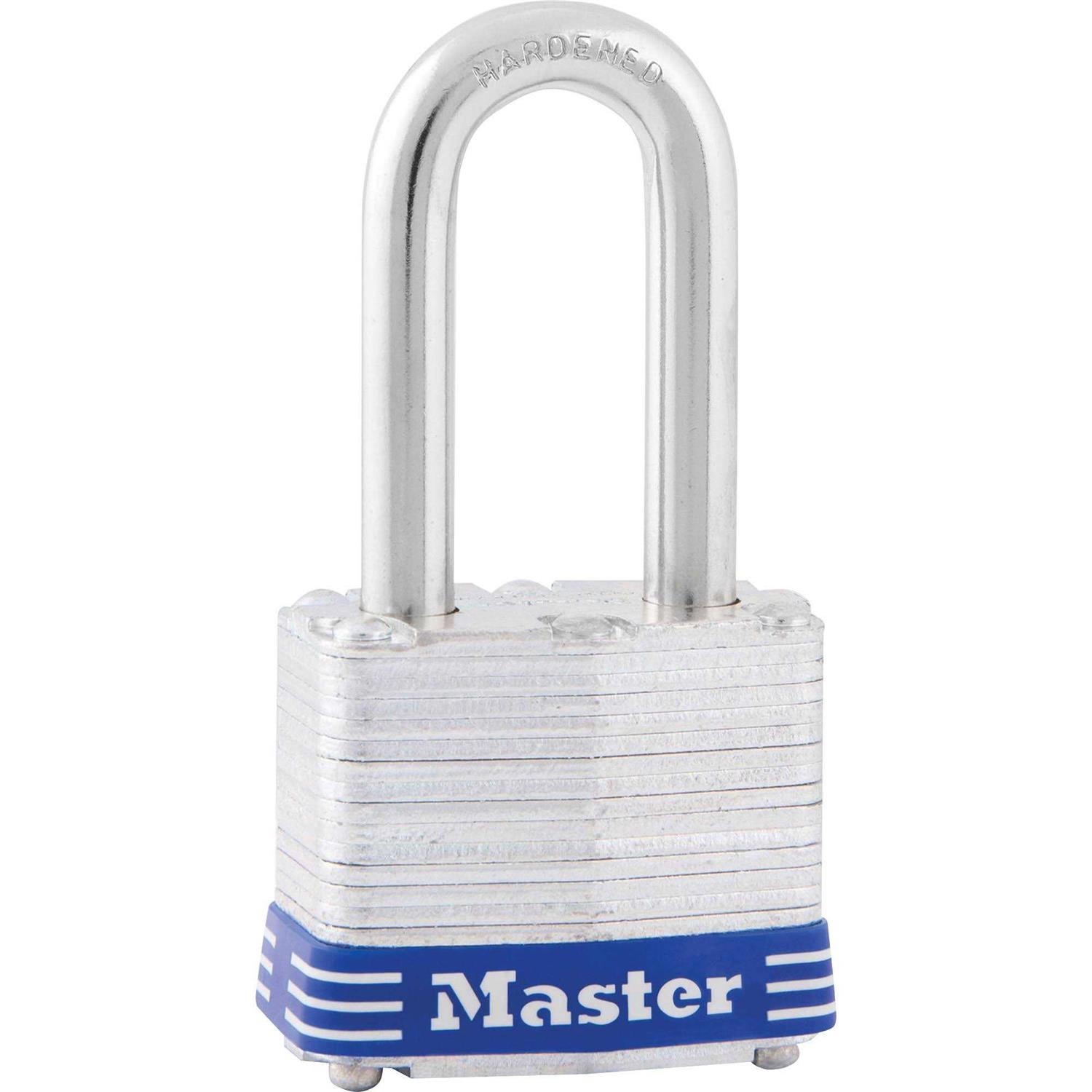 Master Lock Padlock 1 9/32 in Vertical Shackle Clearance 6271NKAW600A - Zenithce