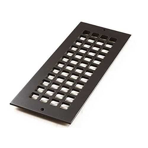 Reggio Register G614-ANH Square Series 12 x 4 Grille without Mounting Holes - Zenithce