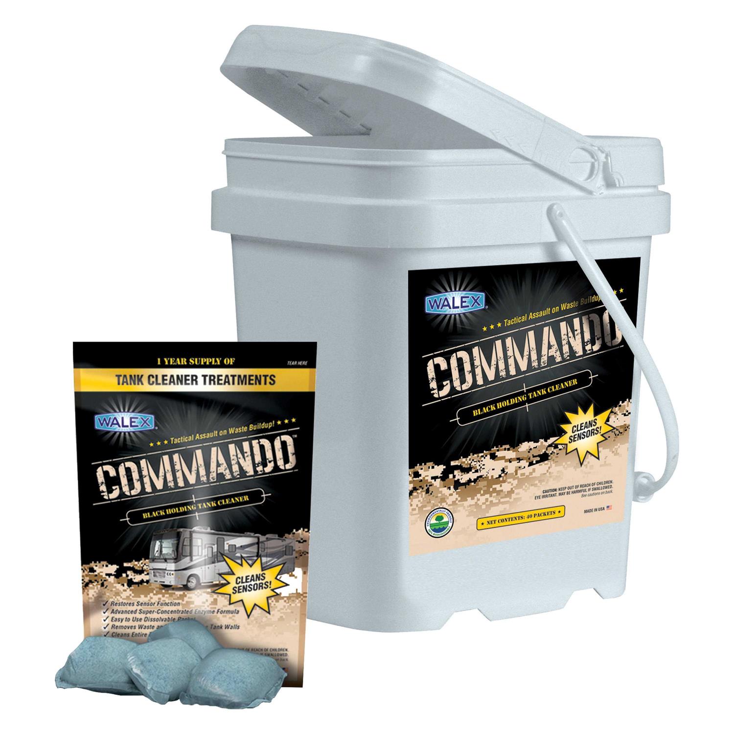 Walex Commando Black Holding Tank Cleaner CMDOB - Zenithce