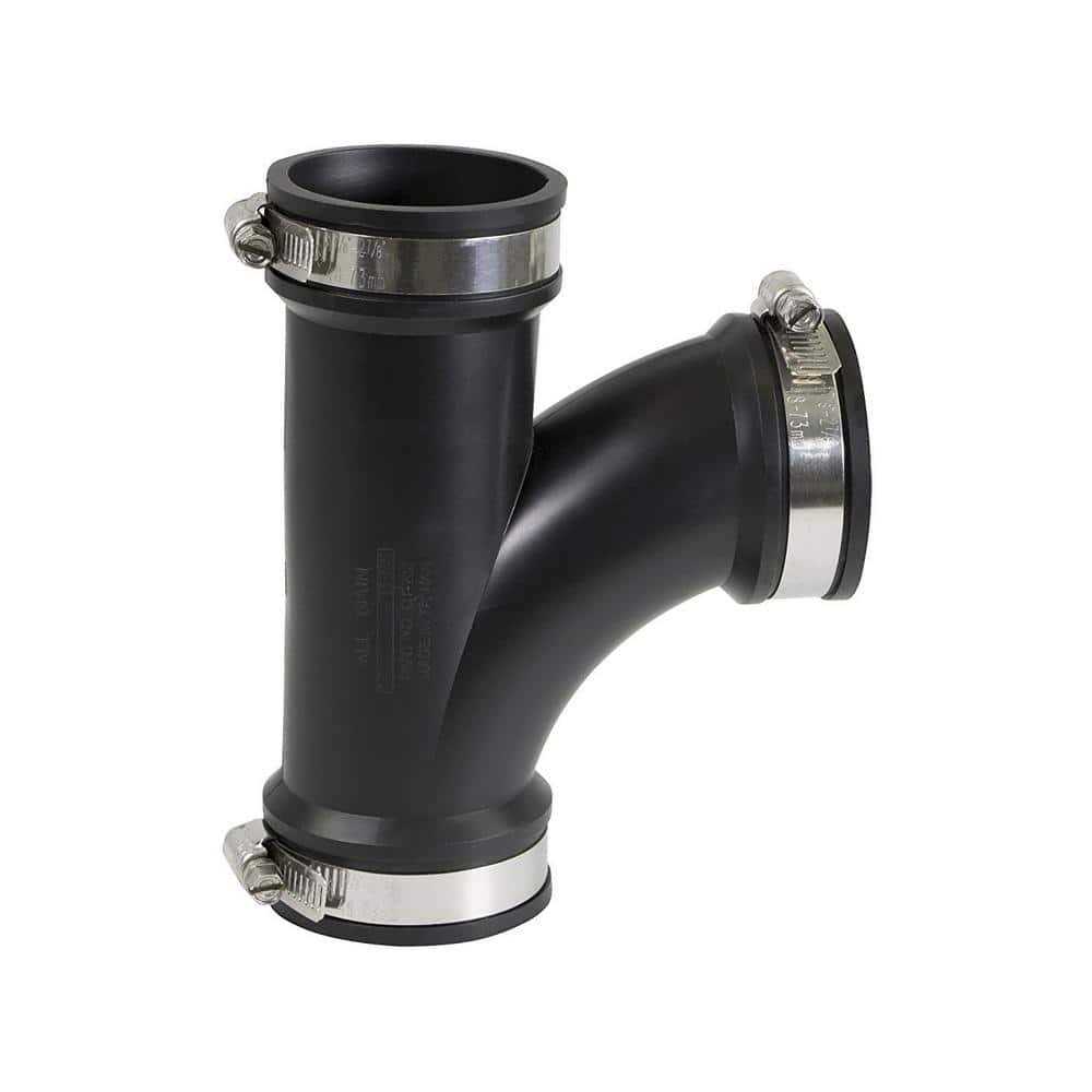 The Plumber’s Choice 3 in. Pvc Flexible Pipe Cap with Stainless Steel Clamps - Zenithce