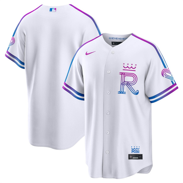 Kansas City Royals Blank White 2026 City Connect Stadium Stitched Jersey - Zenithce